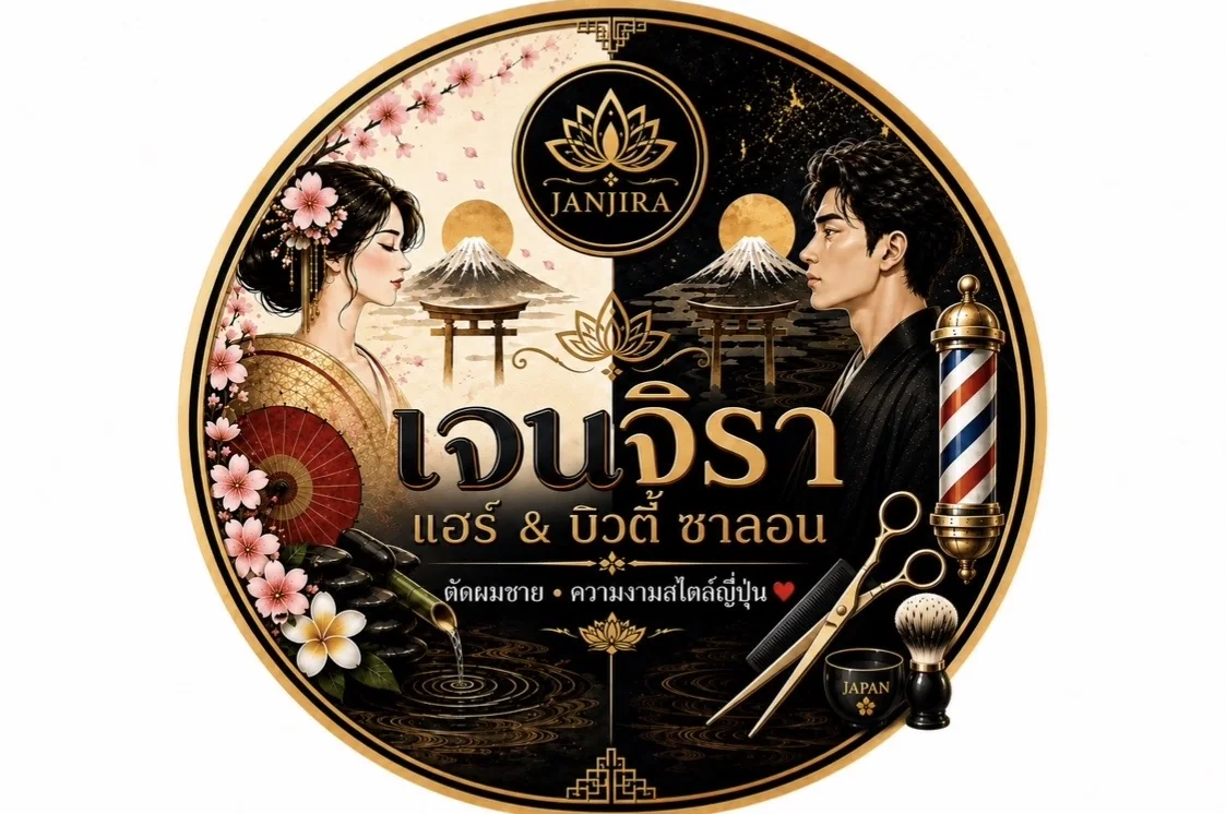 JANJIRA Thai language brand artwork